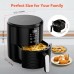 KITCHER 3.5QT Air Fryer with LED Digital Display, Temperature Control, 8 Preset Cooking Modes, Recipe Book - KAF3003