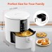 KITCHER 3.5QT Air Fryer with LED Digital Display, Temperature Control, 8 Preset Cooking Modes, Recipe Book - KAF3003