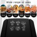 NUTRIFRYER 4QT Air Fryer, 1400W Small Compact Airfryer with Non-Stick Basket, 50PCS Parchment Paper Liners, Recipe Instructions 