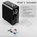 NUTRIFRYER 4QT Air Fryer, 1400W Small Compact Airfryer with Non-Stick Basket, 50PCS Parchment Paper Liners, Recipe Instructions 