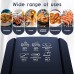 NUTRIFRYER 4QT Air Fryer, 1400W Small Compact Airfryer with Non-Stick Basket, 50PCS Parchment Paper Liners, Recipe Instructions 