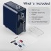 NUTRIFRYER 4QT Air Fryer, 1400W Small Compact Airfryer with Non-Stick Basket, 50PCS Parchment Paper Liners, Recipe Instructions 
