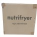 NUTRIFRYER 4QT Air Fryer, 1400W Small Compact Airfryer with Non-Stick Basket, 50PCS Parchment Paper Liners, Recipe Instructions 