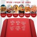 NUTRIFRYER 4QT Air Fryer, 1400W Small Compact Airfryer with Non-Stick Basket, 50PCS Parchment Paper Liners, Recipe Instructions 