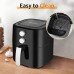 SyncLiving 4.8Qt Air Fryer, Compact Air Fryer with Dual Knob Control, Non-Stick Fry Basket, Auto Shut-Off, Recipe Book - YJ-310D
