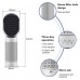 Desktop Air Purifier, Small Air Ionizer with 3 Stage Filtration System, H13 HEPA Filter, 2 Speeds for Home, Bedroom, Pets, Odor, Smoke, Pollen (White) - F001