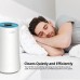 PURITIX HAP450 Air Purifier, H13 True HEPA Filter with LED Display, 4-Speed Fan Modes, Air Quality Indicator for Home, Bedroom, Office, Pets, Dust, 450 Sqft