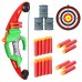 Toy Archery Bow and Arrow Set for Kids, 18 inch Bow with Dart Holder, 8 Foam Darts with Suction Cup, Target Practice Game for Indoor, Outdoor - OD001