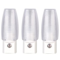 LED Night Light, Mini LED Plug in Night Light with Auto ON/OFF Dusk to Dawn Sensor (3-Pack)