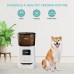 6L Automatic Pet Feeder, Wi-Fi Enabled Cat Dog Feeder Pet Dry Food, Auto Food Dispenser with Portion Control 1-15 Meals Per Day, Distribution Alarms and Voice Recorder
