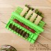 BBQ Skewer Maker Tool, Portable Green Kabob Skewering Mold for Meat, Vegetables, Tofu & Kebab Prep, Reusable Plastic Grill Accessory for Outdoor Barbecue and Kitchen Cooking