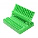 BBQ Skewer Maker Tool, Portable Green Kabob Skewering Mold for Meat, Vegetables, Tofu & Kebab Prep, Reusable Plastic Grill Accessory for Outdoor Barbecue and Kitchen Cooking