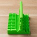 BBQ Skewer Maker Tool, Portable Green Kabob Skewering Mold for Meat, Vegetables, Tofu & Kebab Prep, Reusable Plastic Grill Accessory for Outdoor Barbecue and Kitchen Cooking