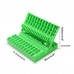 BBQ Skewer Maker Tool, Portable Green Kabob Skewering Mold for Meat, Vegetables, Tofu & Kebab Prep, Reusable Plastic Grill Accessory for Outdoor Barbecue and Kitchen Cooking
