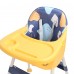 Toytexx Baby High Chair, Dining Feeding Booster Seat with Adjustable Legs, Safety Belt, Anti-Slip, Dining Tray (Blue)