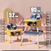 Toytexx Baby High Chair, Dining Feeding Booster Seat with Adjustable Legs, Safety Belt, Anti-Slip, Dining Tray - 8936