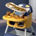 Toytexx Baby High Chair, Dining Feeding Booster Seat with Adjustable Legs, Safety Belt, Anti-Slip, Dining Tray - 8936