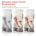 Baby Visual Stimulation Cards, 4 in 1 Flash Cards 80 PCS Cards for Newborn Infant Babies 0-36 Months