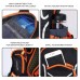 LOCALLION 18L Cycling Backpack, Lighweight Bag with Mesh Pad Reflective Strips for Outdoor, Cycling, Hiking (Orange)