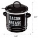 Bacon Grease Vintage Storage Container with Strainer, Cooking Oil Filter with Airtight Lid for Home, Kitchen, Cooking