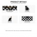Checkered Crossbody Bag for Women, Black White Crescent Shoulder Purse with Wide Adjustable Strap, Zipper Closure, Mini Pouch, Daily Travel Fashion Bag Model 296-1 Checkered Crossbody Bag for Women, Black White Crescent Shoulder Purse with Wide Adjustable Strap, Zipper Closure, Mini Pouch, Daily Travel Fashion Bag Model 296-1