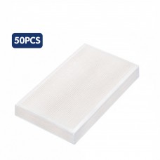 Vacuum Sealer Bags 50 Pack Pre-Cut Food Storage Pouches, Textured One-Side Design, Easy Tear, Compatible with Vacuum Sealer Machines  25 x 50 cm Kitchen Use