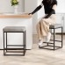 2PCS Square Bar Stool Set with PU Leather Cushion 24"Counter & Bar Height Heavy-Duty Metal Frame, Footrest, Non-Slip Feet for Kitchen Island, Bar, Dining 2PCS Square Bar Stool Set with PU Leather Cushion 24"Counter & Bar Height Heavy-Duty Metal Frame, Footrest, Non-Slip Feet for Kitchen Island, Bar, Dining