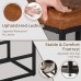 2PCS Square Bar Stool Set with PU Leather Cushion 24"Counter & Bar Height Heavy-Duty Metal Frame, Footrest, Non-Slip Feet for Kitchen Island, Bar, Dining 2PCS Square Bar Stool Set with PU Leather Cushion 24"Counter & Bar Height Heavy-Duty Metal Frame, Footrest, Non-Slip Feet for Kitchen Island, Bar, Dining