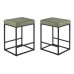 2PCS Square Bar Stool Set with PU Leather Cushion 24"Counter & Bar Height Heavy-Duty Metal Frame, Footrest, Non-Slip Feet for Kitchen Island, Bar, Dining 2PCS Square Bar Stool Set with PU Leather Cushion 24"Counter & Bar Height Heavy-Duty Metal Frame, Footrest, Non-Slip Feet for Kitchen Island, Bar, Dining