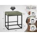 2PCS Square Bar Stool Set with PU Leather Cushion 24"Counter & Bar Height Heavy-Duty Metal Frame, Footrest, Non-Slip Feet for Kitchen Island, Bar, Dining 2PCS Square Bar Stool Set with PU Leather Cushion 24"Counter & Bar Height Heavy-Duty Metal Frame, Footrest, Non-Slip Feet for Kitchen Island, Bar, Dining