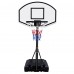 Portable Poolside Basketball Hoop, 3.1ft-4.7ft Height Adjustable Hoop with 36" Backboard for Home, Pool, Indoor, Outdoor, Kids & Adults - CD-B002D