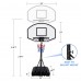 Portable Poolside Basketball Hoop, 3.1ft-4.7ft Height Adjustable Hoop with 36" Backboard for Home, Pool, Indoor, Outdoor, Kids & Adults - CD-B002D