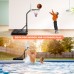 Portable Poolside Basketball Hoop, 3.1ft-4.7ft Height Adjustable Hoop with 36" Backboard for Home, Pool, Indoor, Outdoor, Kids & Adults - CD-B002D