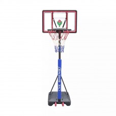 5.9 Feet Mini Basketball Stand and Hoop Backboard Adjustable w/ Wheels For Kids Outdoor
