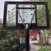 5.9 Feet Mini Basketball Stand and Hoop Backboard Adjustable w/ Wheels For Kids Outdoor