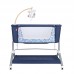 BabyTrace Multifunctional Baby Bedside Bassinet  Sleeper Easy Folding Portable Crib