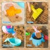 14PCS Sand Toys Beach Set Toy Shark Bucket Pail with Sand Filter for Children Kids Outdoor Play