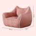 Oversized Bean Bag Chair, Foam Filled Corduroy Armchair, Pink