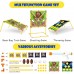 Bean Bag Toss Game Set, 2-in-1 Party Game Set with Bag Toss and Foam Shooting Game, Air Popper, 12 Foam Balls, 3 Footballs, 3 Baseballs, 6 Bean Bags - 676707B
