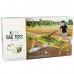 Bean Bag Toss Game Set, 2-in-1 Party Game Set with Bag Toss and Foam Shooting Game, Air Popper, 12 Foam Balls, 3 Footballs, 3 Baseballs, 6 Bean Bags - 676707B