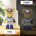 4500 PCS Bear Building Blocks, Baseball Bear Building Blocks Display Model for Kids & Adults - CZ7714
