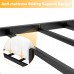 Mr IRONSTONE Full Size Bed Frame, 12.4" High Metal Platform Bed Frame with Headboard and Footboard, Storage, Non-Slip, No Box Spring Needed (Black) - BF04-F