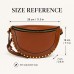 Studded Crescent Crossbody Bag for Women, Adjustable Shoulder Purse with Zip Top Closure, Brown Faux Leather Half Moon Handbag, 28 x 18 x 7 cm, Everyday Travel Shopping Bag Model 389