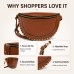 Studded Crescent Crossbody Bag for Women, Adjustable Shoulder Purse with Zip Top Closure, Brown Faux Leather Half Moon Handbag, 28 x 18 x 7 cm, Everyday Travel Shopping Bag Model 389