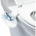 Non-Electric Bidet Toilet Attachment with Self-Cleaning Nozzles for Toilet with Adjustable Water Spray Pressure 