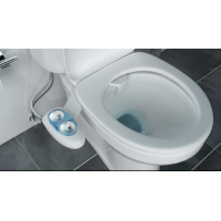 Non-Electric Bidet Toilet Attachment with Self-Cleaning Nozzles for Toilet with Adjustable Water Spray Pressure 
