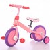 Kids 2 in 1 Carbon Steel Balance Bike to Pedal Bike with Training Wheels, Lightweight with Foam Tire Adjustable Seat Detachable Pedals