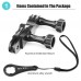 Bike Handlebar Camera Mount, Aluminum 360 Rotation and Lock Any Direction, Shock-Resistant, for GoPro/ Action Cameras