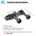 Bike Handlebar Camera Mount, Aluminum 360 Rotation and Lock Any Direction, Shock-Resistant, for GoPro/ Action Cameras