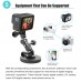 Bike Handlebar Camera Mount, Aluminum 360 Rotation and Lock Any Direction, Shock-Resistant, for GoPro/ Action Cameras